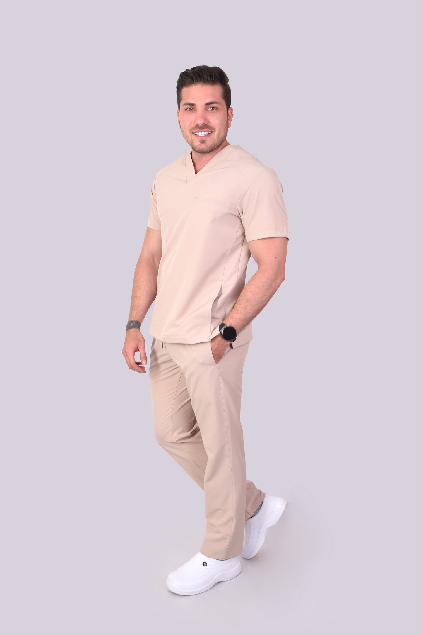 Scrub Santiago Beige