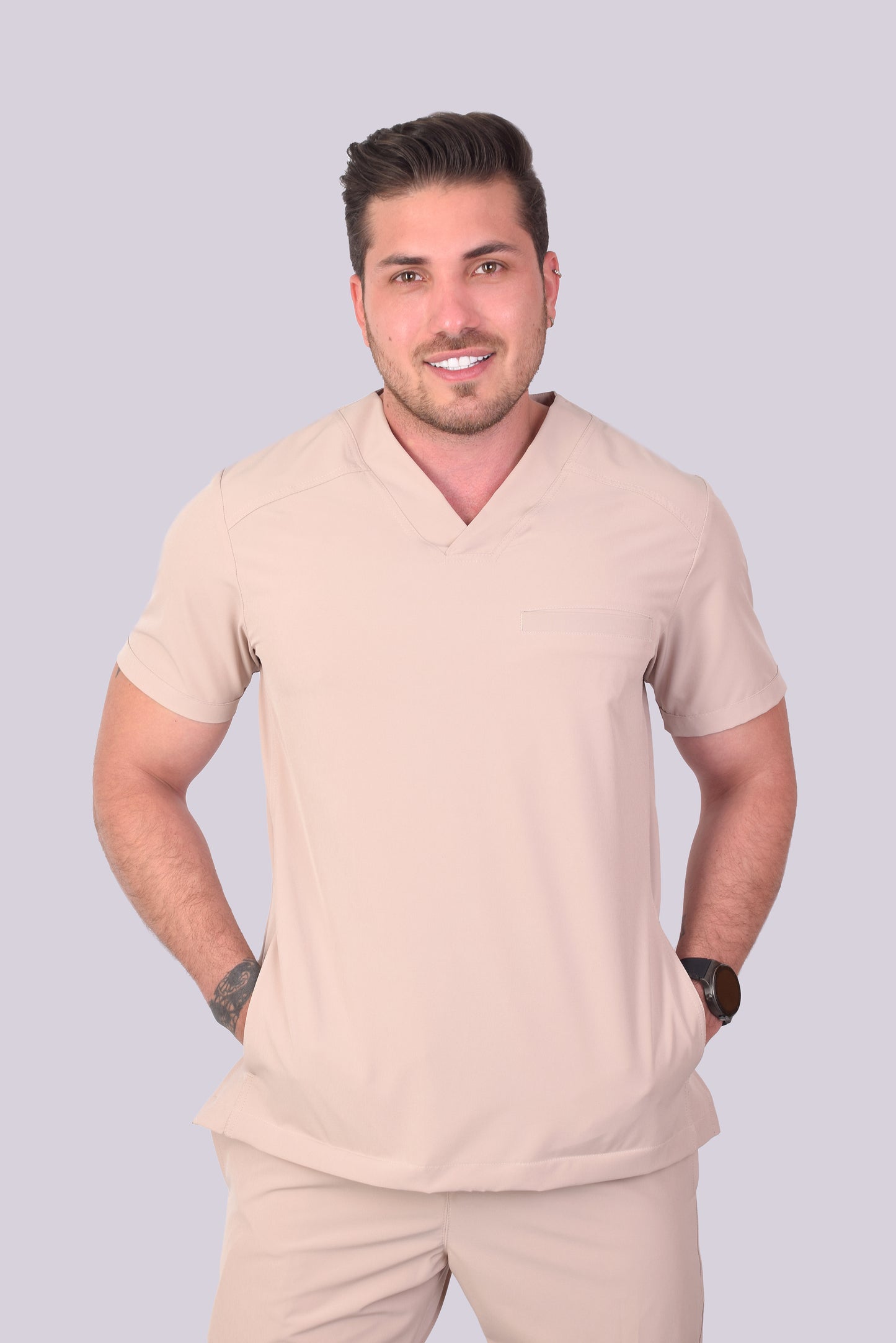 Scrub Santiago Beige