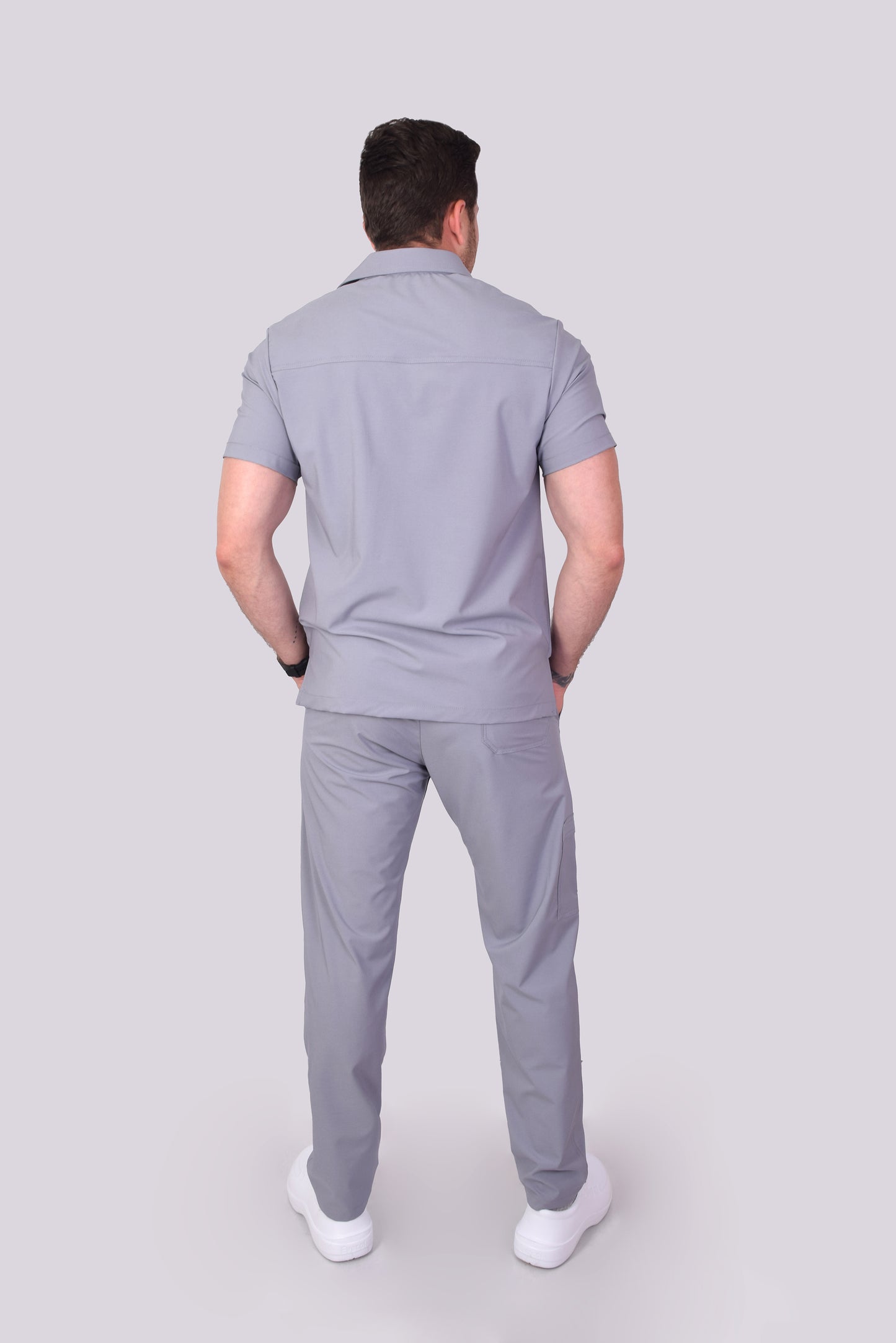 Scrub Matheo Gris Perla