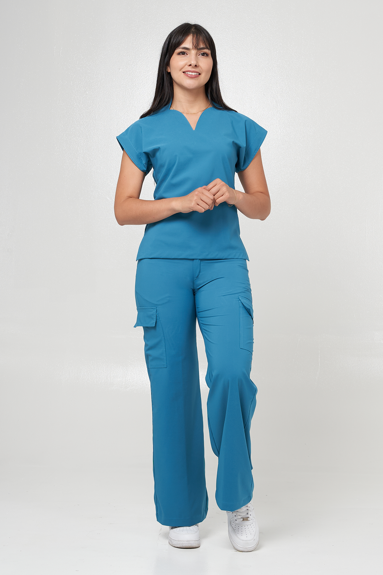 Scrub Isabella Azul Turquesa
