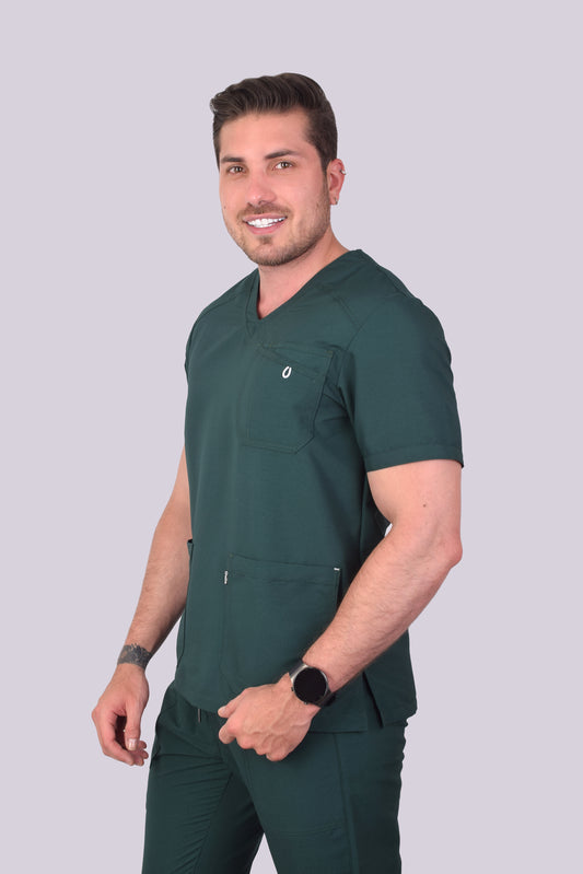 Scrub Nicolás Verde Botella