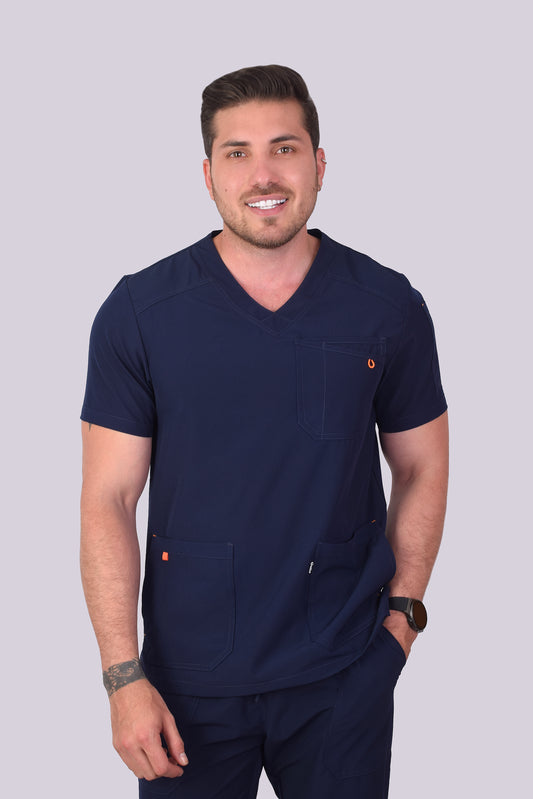 Scrub Nicolás Azul Oscuro