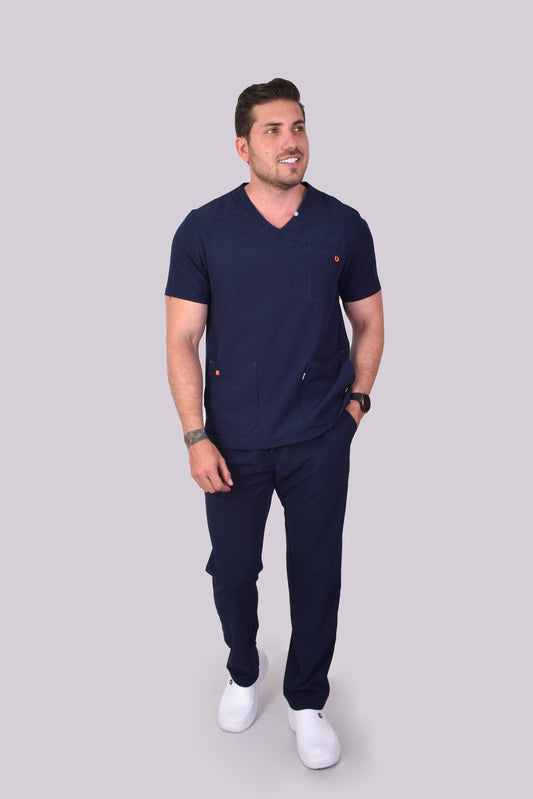 Scrub Nicolás Azul Oscuro