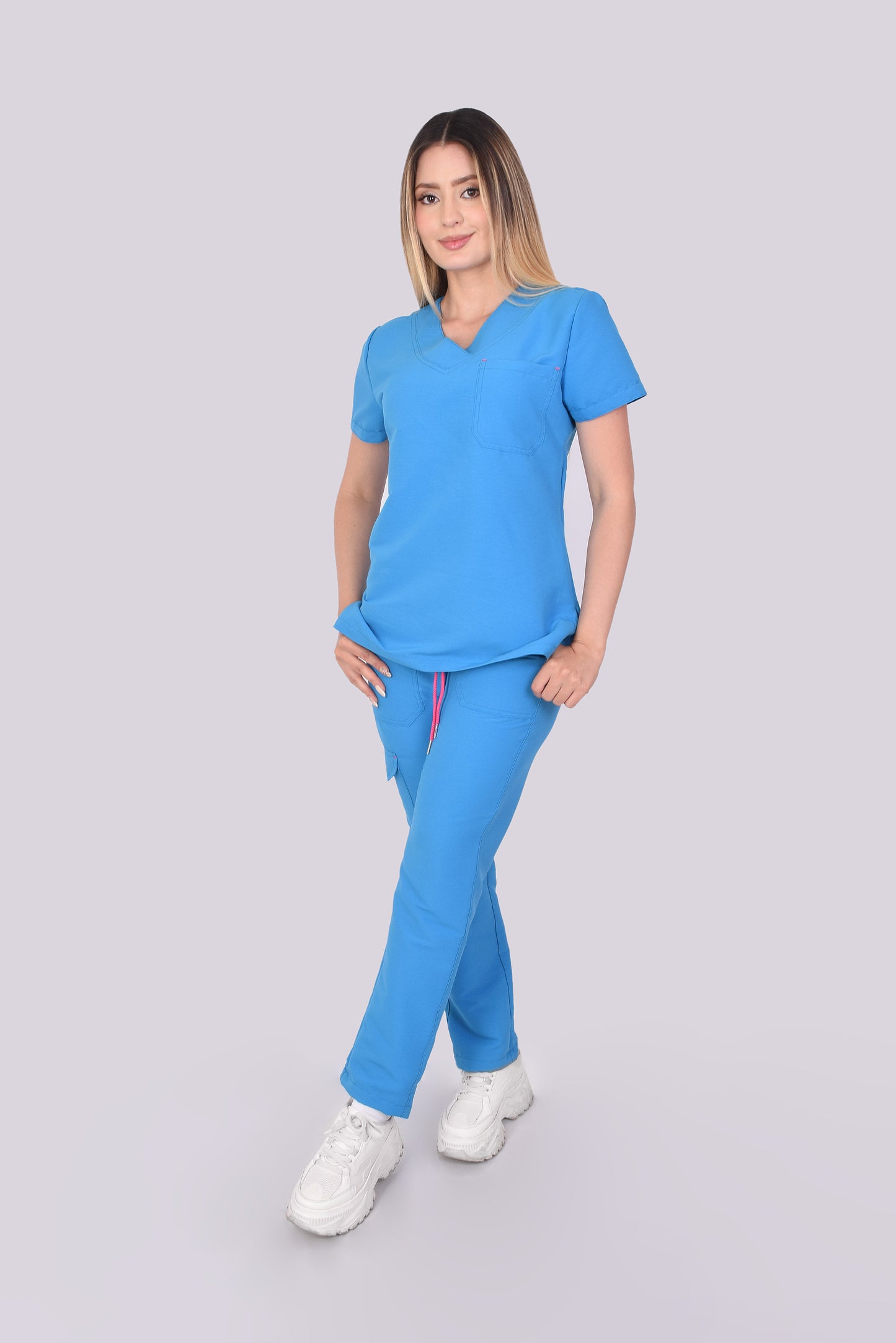 Uniforme Antonella Azul Celeste