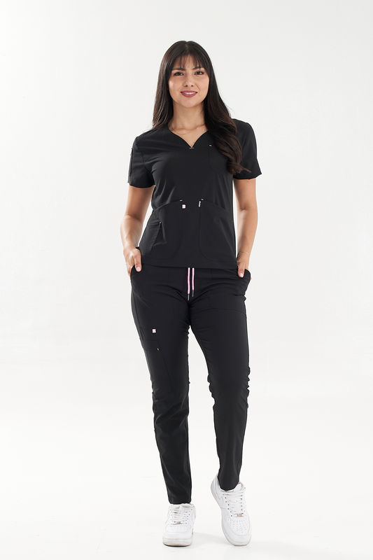Scrub Valentina Negro